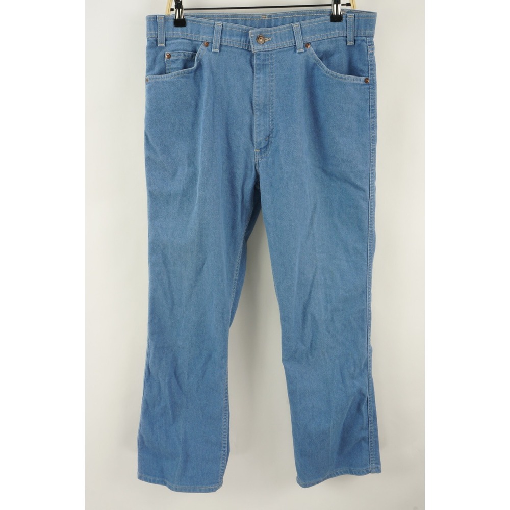 Vintage 1969 Levi's Action Jeans Men's 38 x 30 Blue Straight Leg High Rise USA